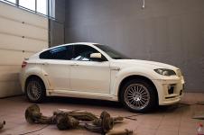 установка тюнинга Hamann Tycoon на BMW X6 тюнинговой компанией lkw-neva