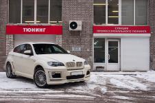 BMW X6 с широким аэродинамическим обвесом Hamann Tycoon