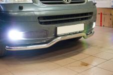 VW Transporter T5 установлена защита бампера фирмы Antec