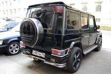 MERCEDES-BENZ G-class внешний тюнинг brabus спойлер на крышу