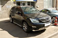 Lexus RX хромированные защитные дуги Schiessler