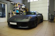 Ferrari F430 TuNero Novitec Rosso матовый вид спереди