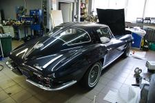 Corvette C2 Sting Ray в интерьере сто lkw-neva